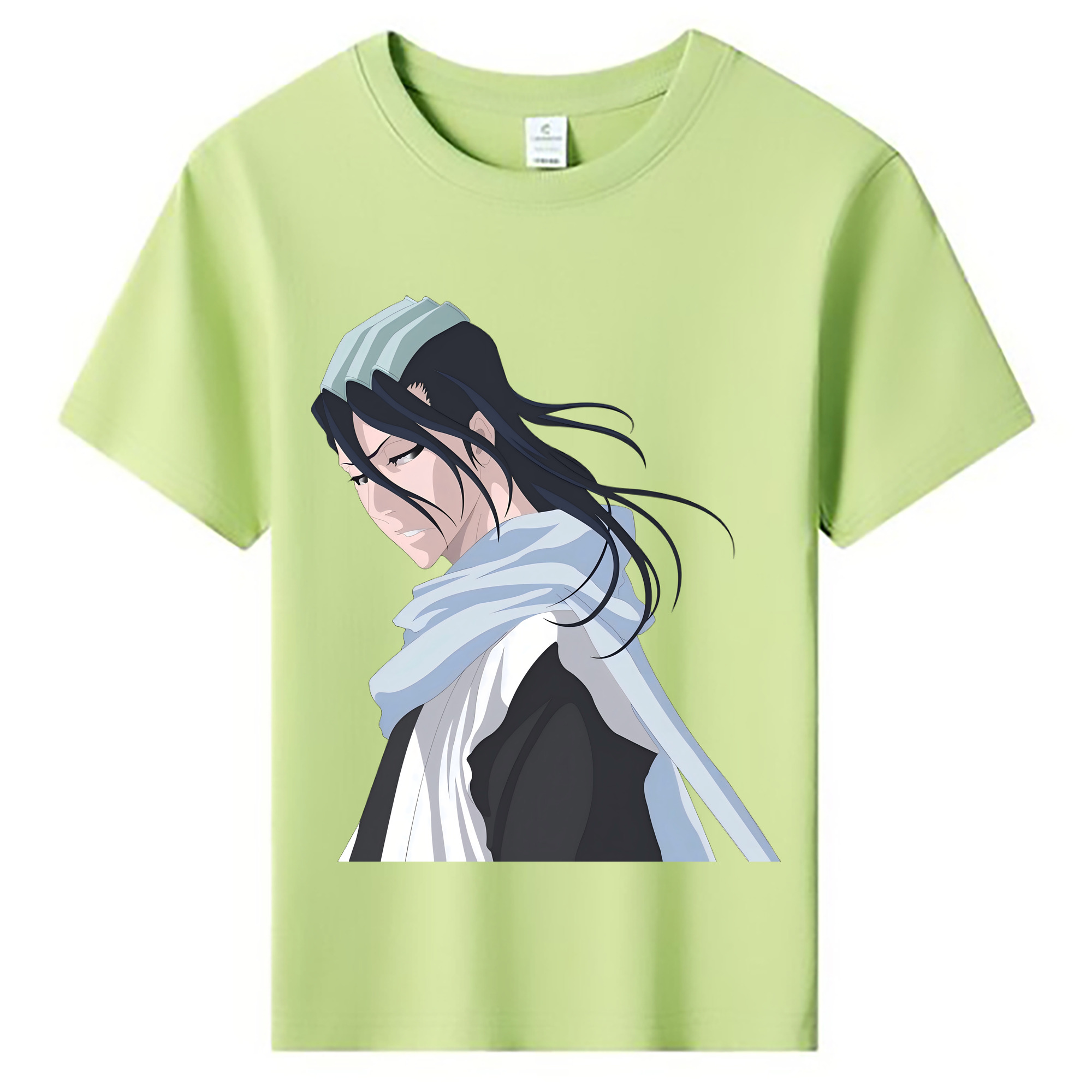 （画像用） ブリーチ くちき びゃくや BLEACH Kuchiki Byakuya 綿100％キッズTシャツ（フロントプリント）